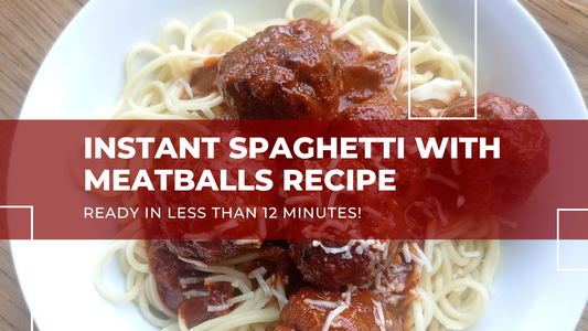 Instant Spaghetti with Meatballs Recipe