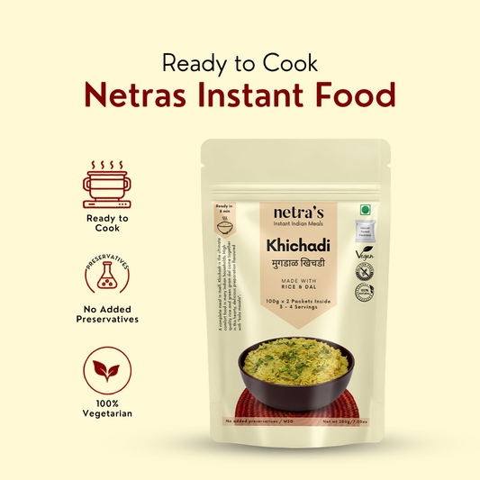 Instant Khichadi (2 bags, 400g / 8 servings) | Gluten-free | Preservative-free