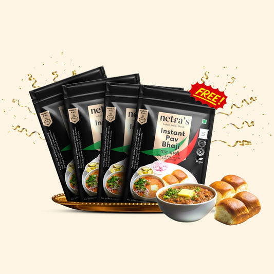 Instant Pav Bhaji Pack of 4 (Buy 3 and Get 1 Free)