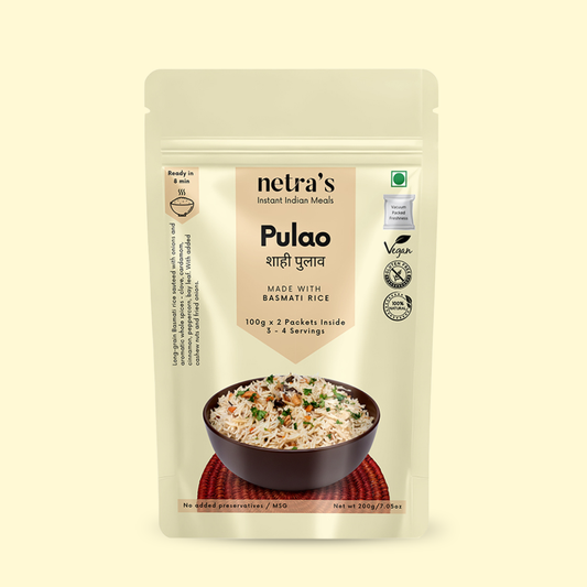 Instant Pulao (200g, 4 servings) | Gluten-free | Preservative-free