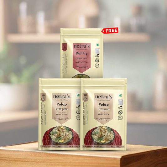 Instant Pulao Combo (Pack of 2) + FREE Dal Fry