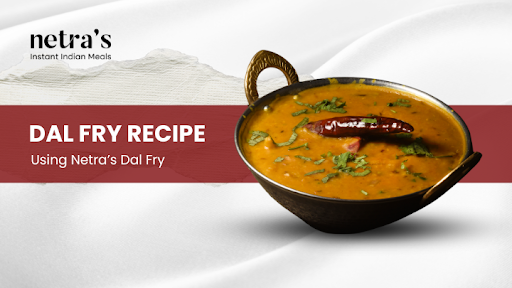 Bowl of hot dal fry with ghee tadka