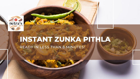 Instant Zunka Pithla Recipe