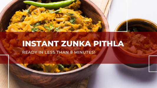 Instant Zunka Pithla Recipe