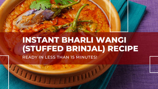 Instant Bharli Wangi (Stuffed Brinjal) Recipe