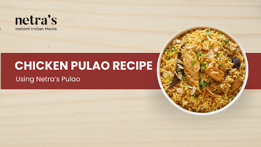 Chicken pulao served hot in a bowl