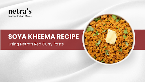 Soya kheema served with pav