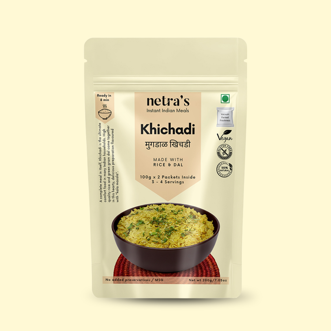 Instant Khichadi (200g / 4 servings) | Gluten-free | Preservative-free