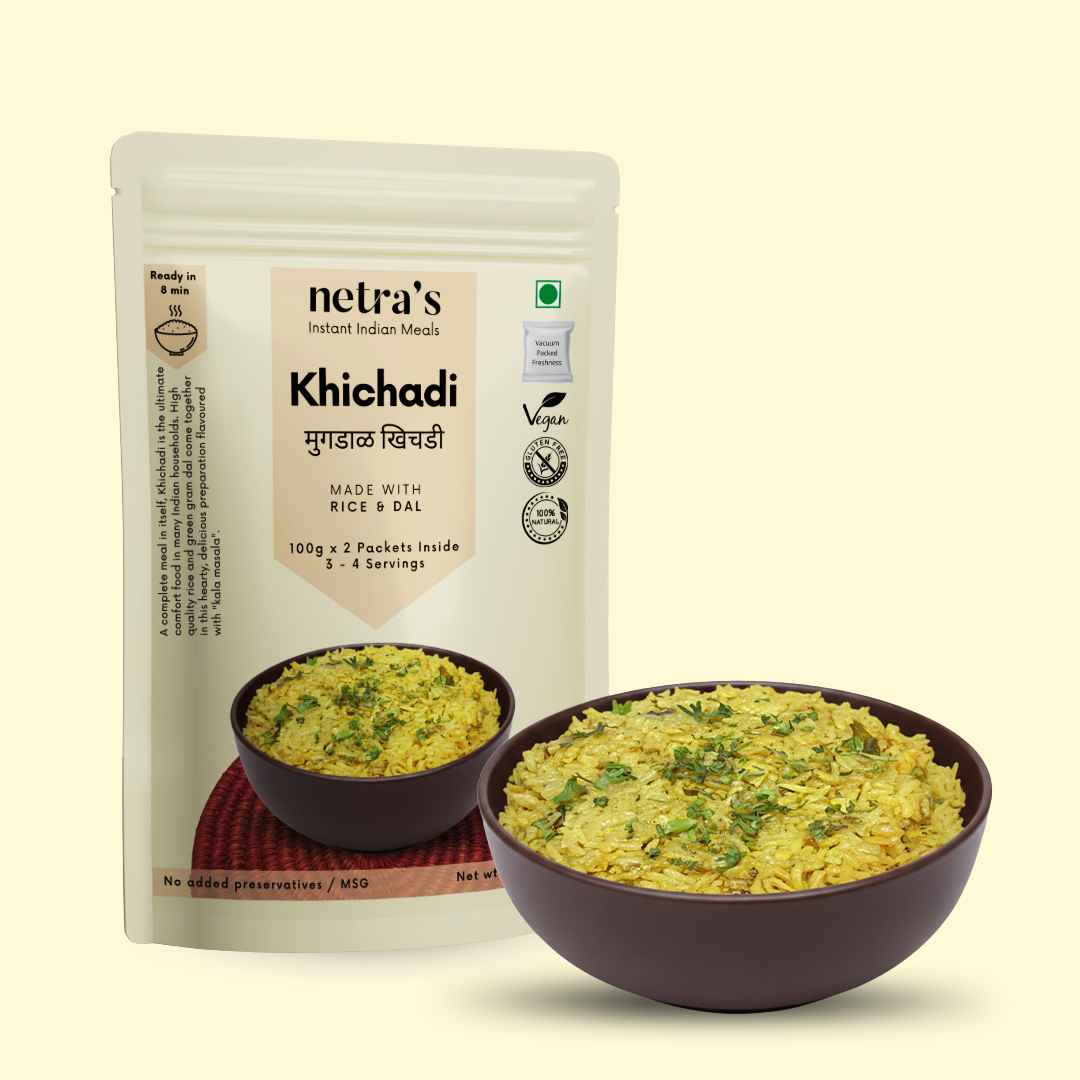 Instant Pulao & Khichadi (2 bags, 400g, 8 servings) | Gluten-free | Preservative-free)