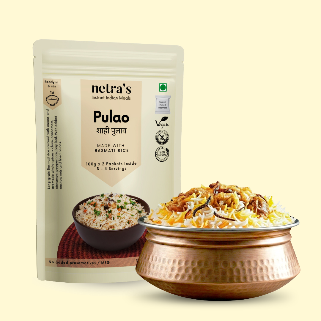 Instant Pulao & Khichadi (2 bags, 400g, 8 servings) | Gluten-free | Preservative-free)