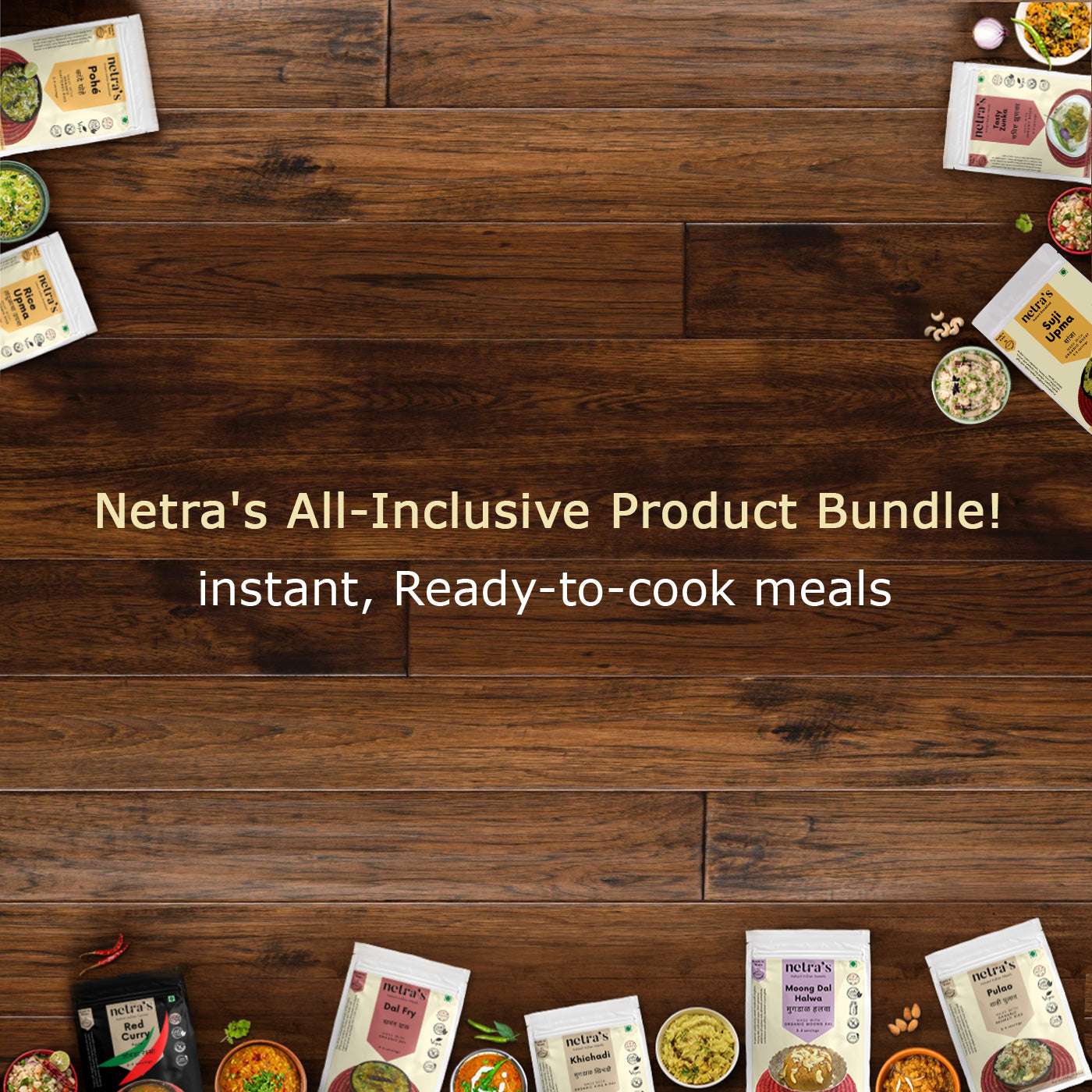 Netra's Unit Netra's Instant Indian Cuisine | Breakfast, Meals, Curries & Sweets