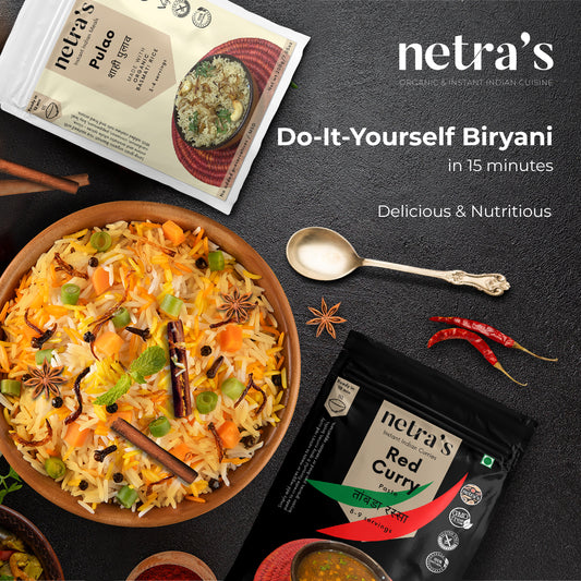 Biryani Kit | Instant Pulao & Marinade | 400g / 4 servings