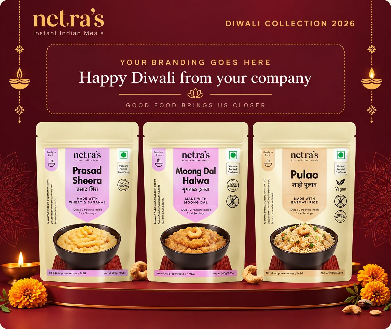 Netra's Diwali Collection 2026 corporate gift box